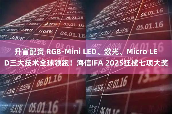 升富配资 RGB-Mini LED、激光、Micro LED三大技术全球领跑！海信IFA 2025狂揽七项大奖