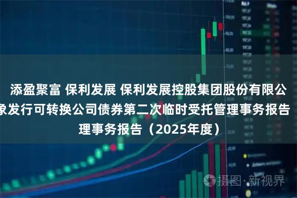 添盈聚富 保利发展 保利发展控股集团股份有限公司向特定对象发行可转换公司债券第二次临时受托管理事务报告（2025年度）