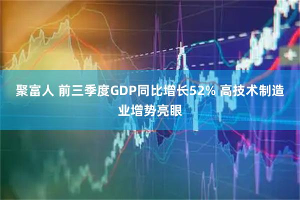 聚富人 前三季度GDP同比增长52% 高技术制造业增势亮眼